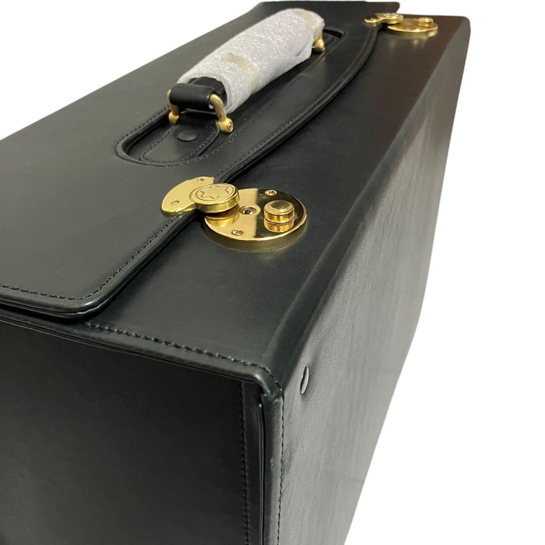 未使用　モンブラン　アタッシュケース　トランク　ビジネスバッグ　レザー　希少品