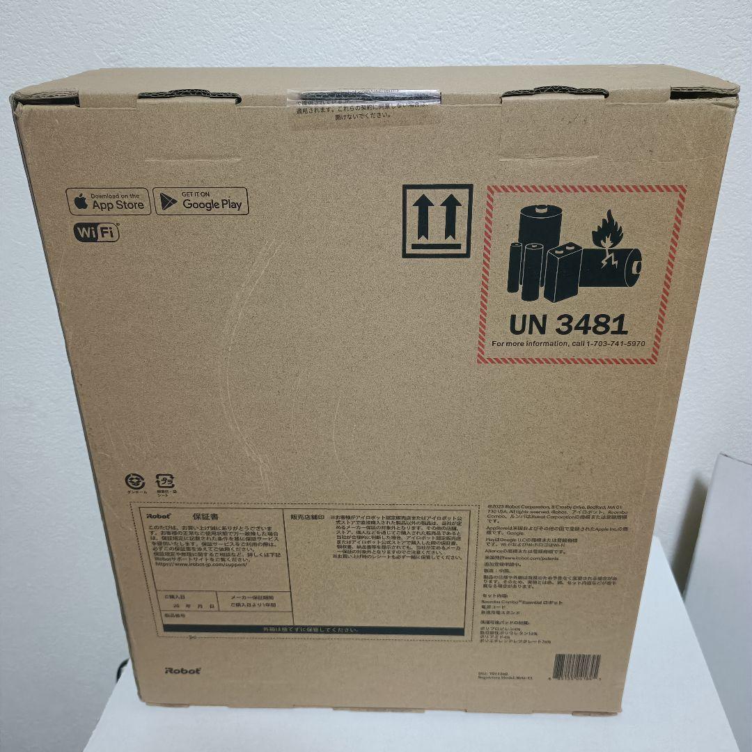 H*a様 ルンバ コンボ Essential robot Y011260 [ホワ