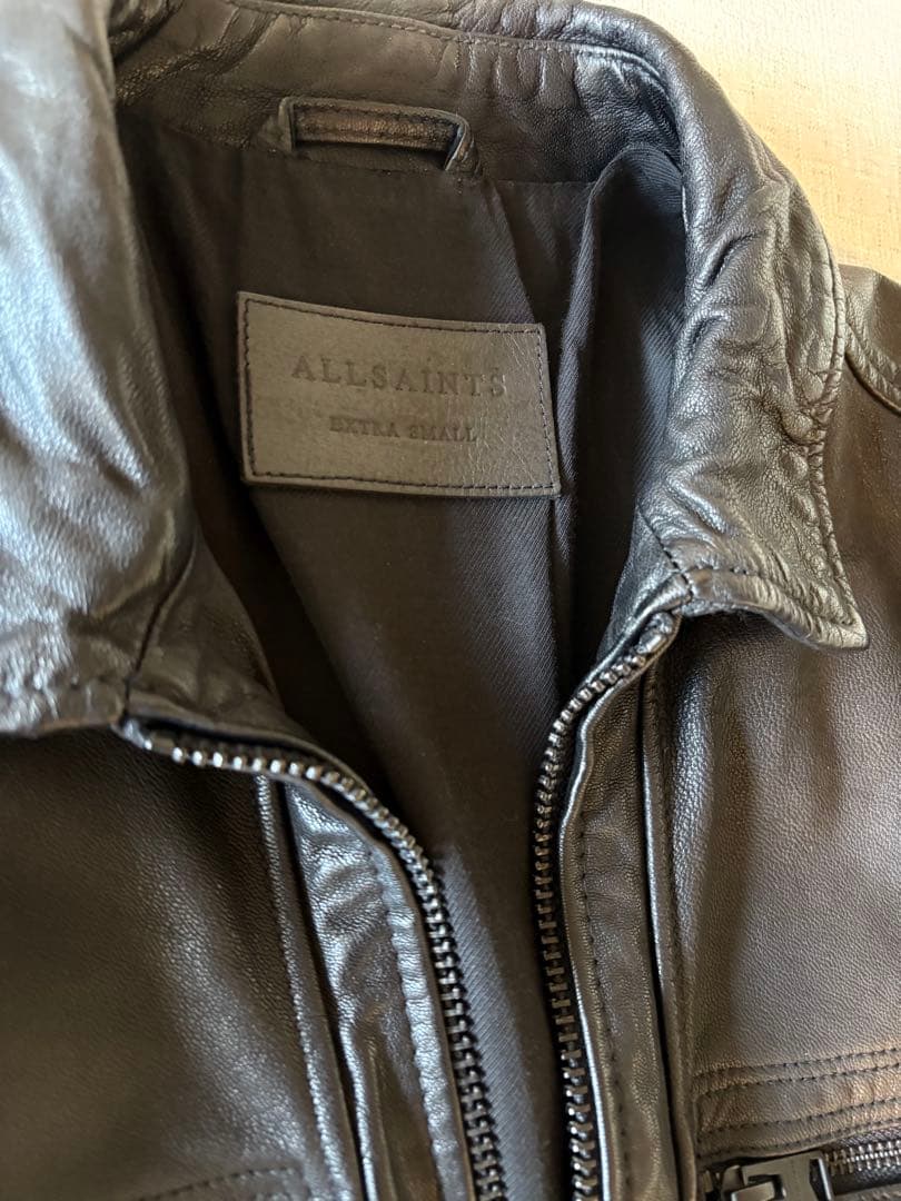 オールセインツ LARK LEATHER JACKETレザージャケット