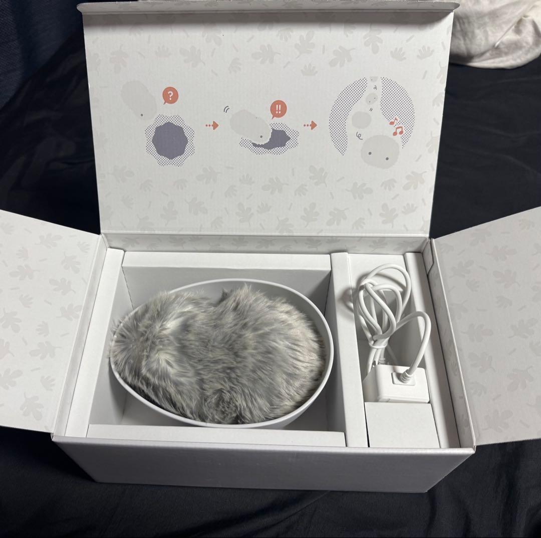 【最安値】　美品　カシオ　AIペット moflin(モフリン) シルバー