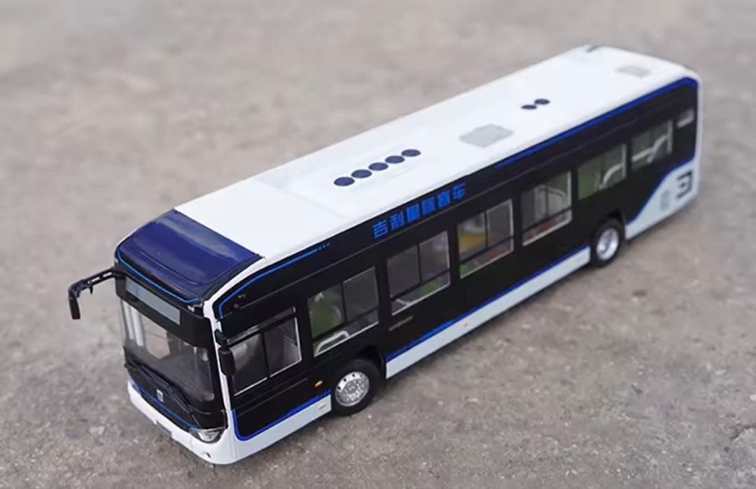 バスモデ1:42スケールバス純電気バスモデル