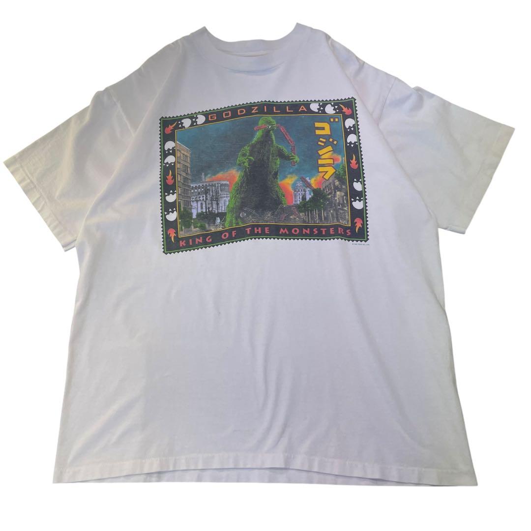 90's GODZILLA SF映画プリントTシャツ XL