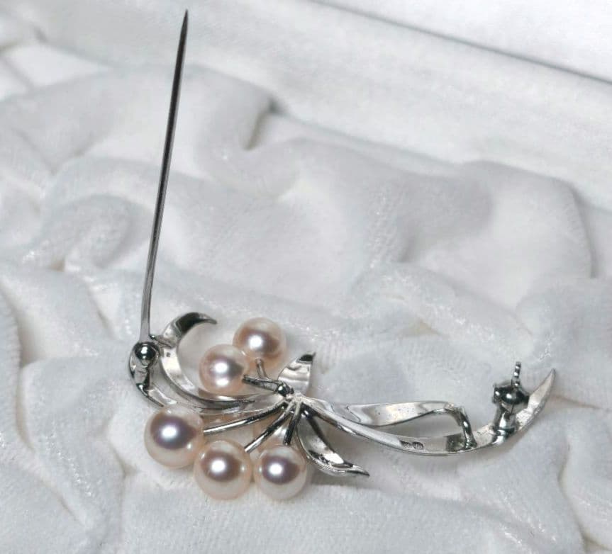 【美品 最高級】ミキモト ブローチ パール フォーマル 皇室御用達 正規品