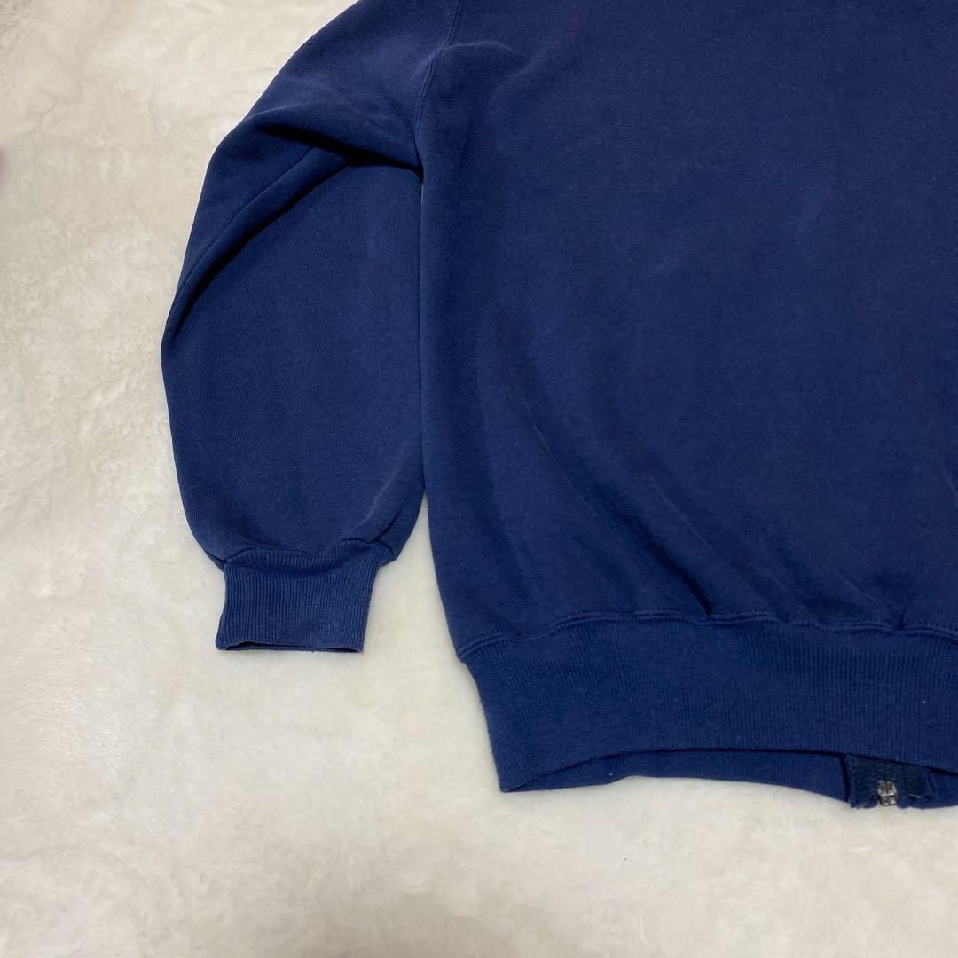 RUSSELL ATHLETIC ネイビー ジップパーカー USA製 90s