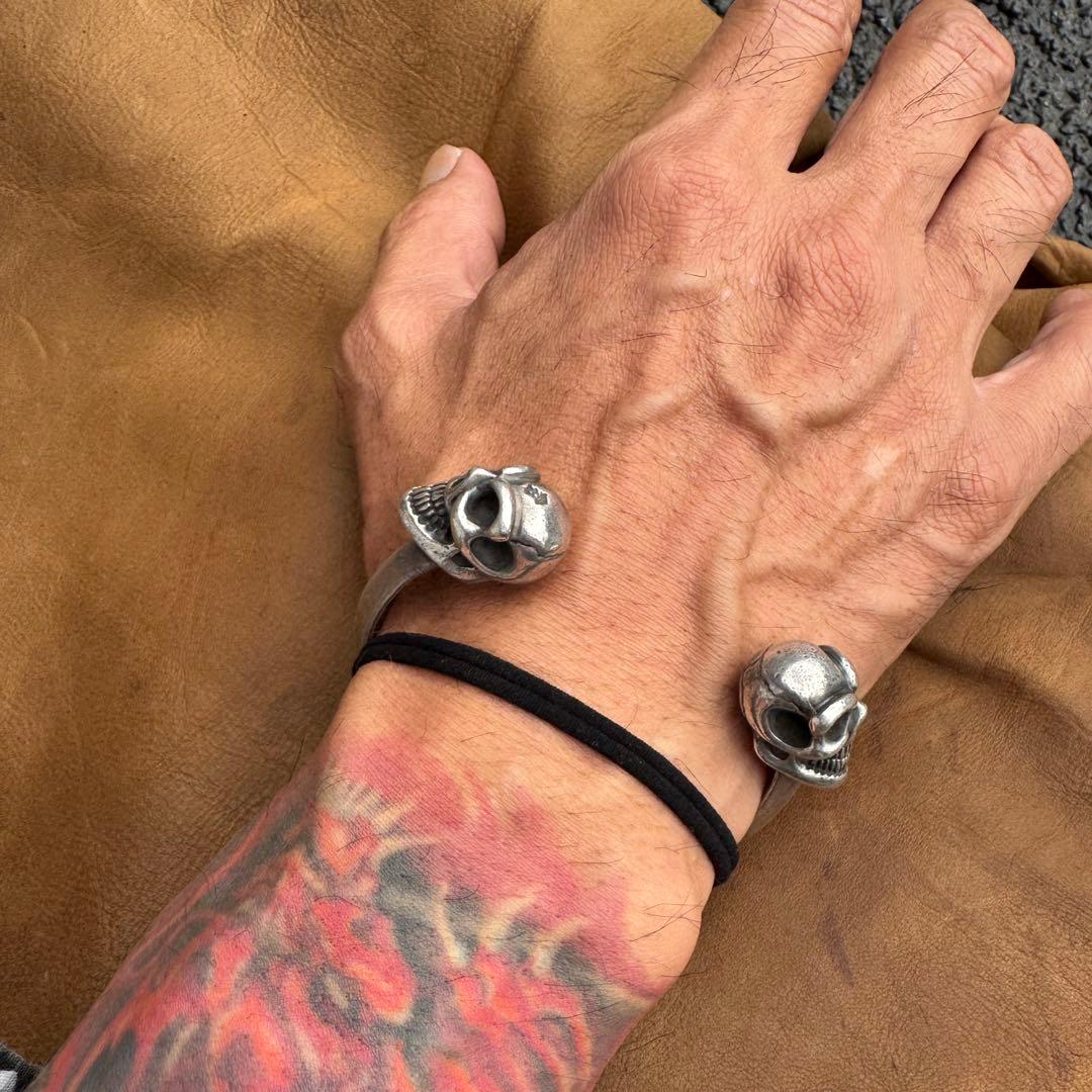 BWL 限定 スカルバングル シルバー925