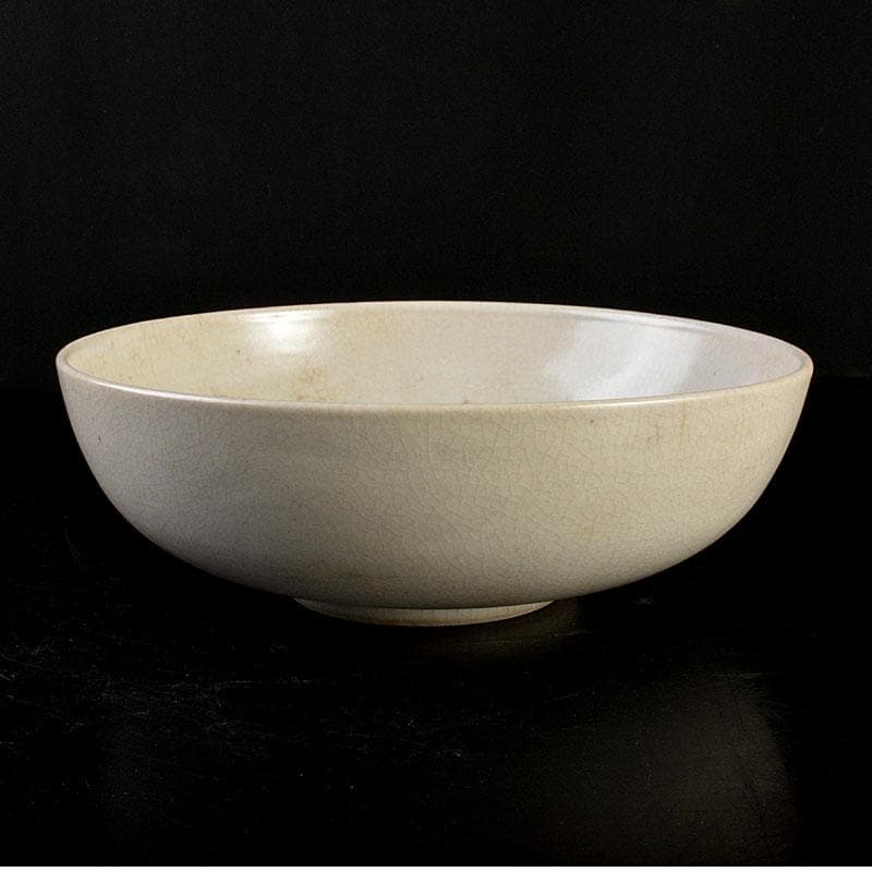 中国　成化年造款　官窯　白磁　鉢　V　6704