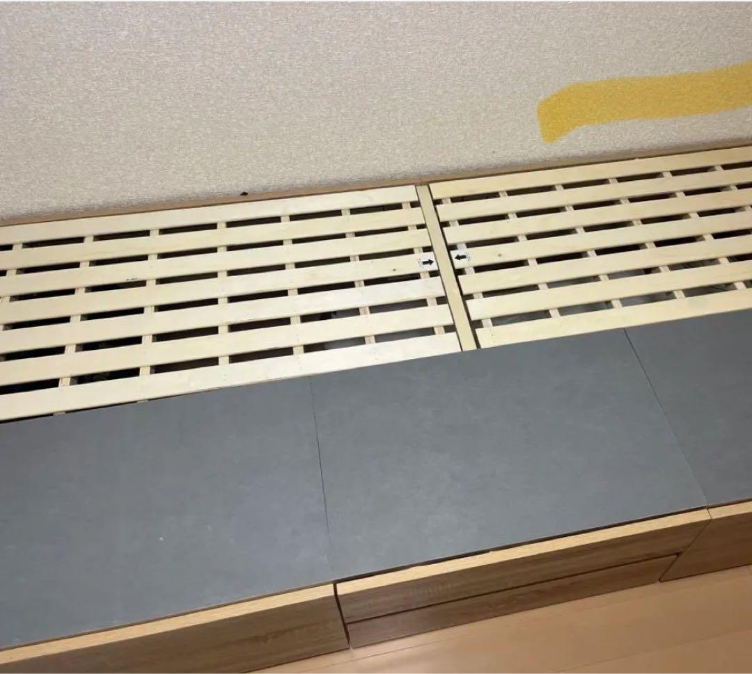 大特価大幅値下げ⭐︎美品⭐︎大容量収納付きシングルベッド USBポート付き