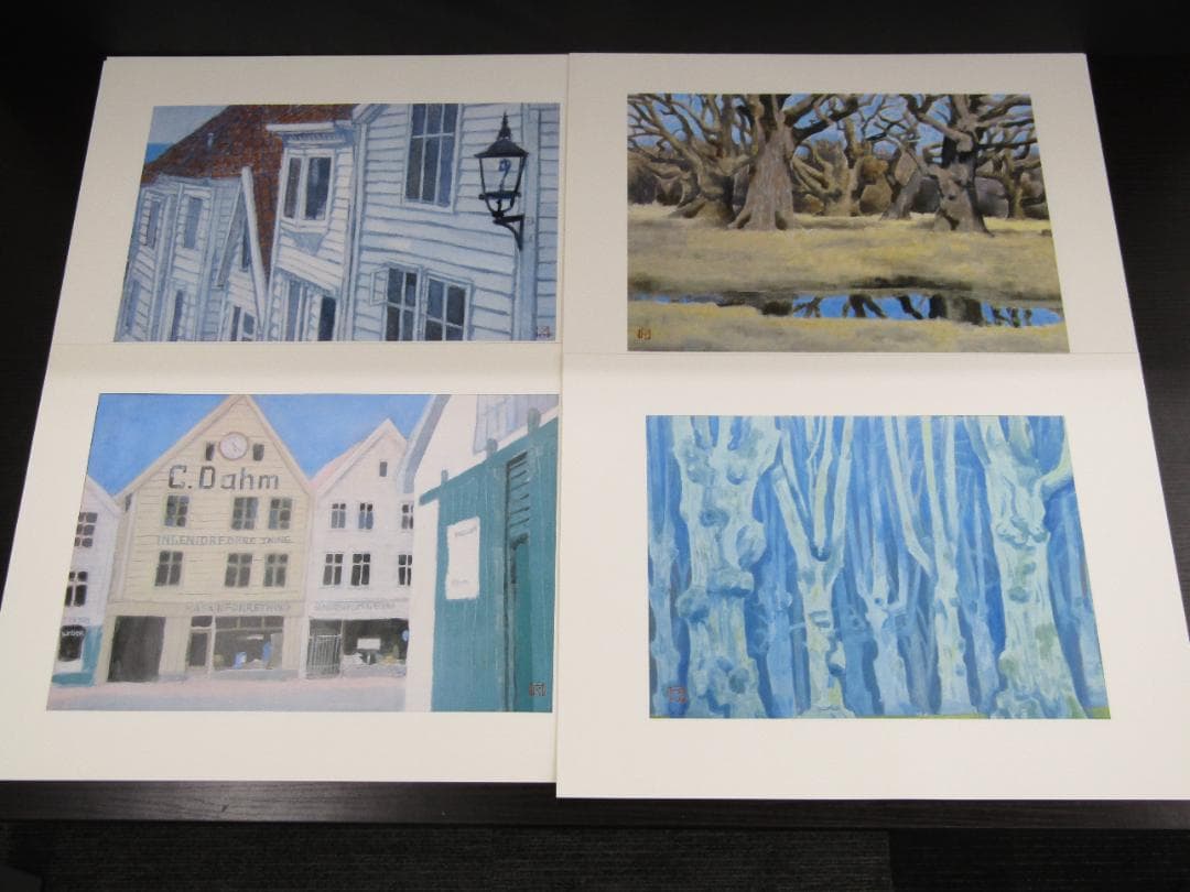 東山魁夷自選習作集 『北欧旅想』 日本経済新聞社 20枚セット