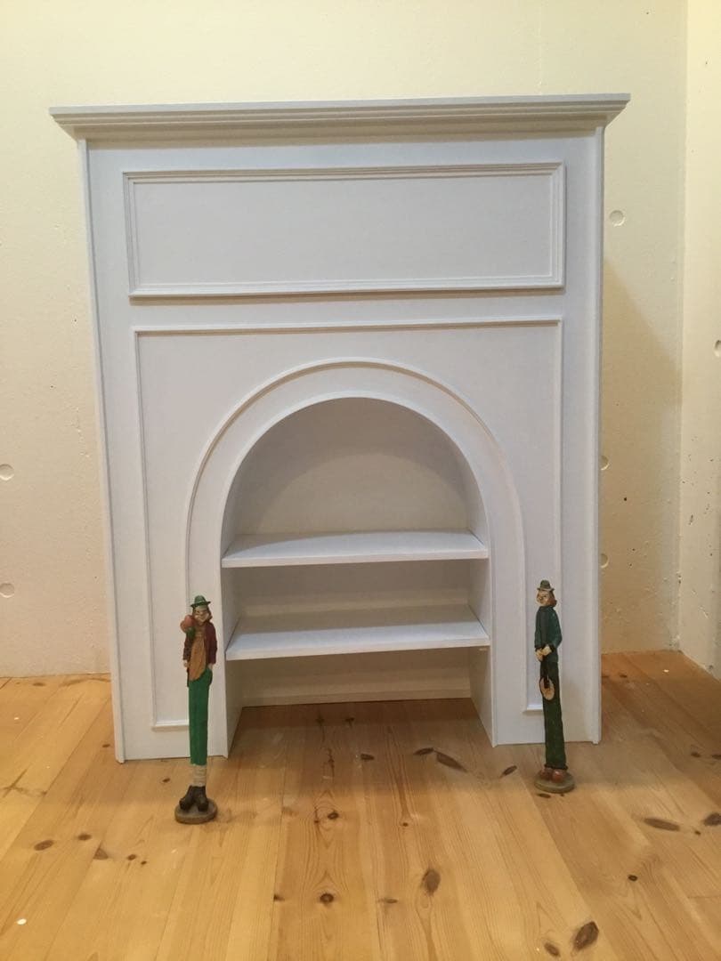 マントルピース(アーチ型)引き出し付