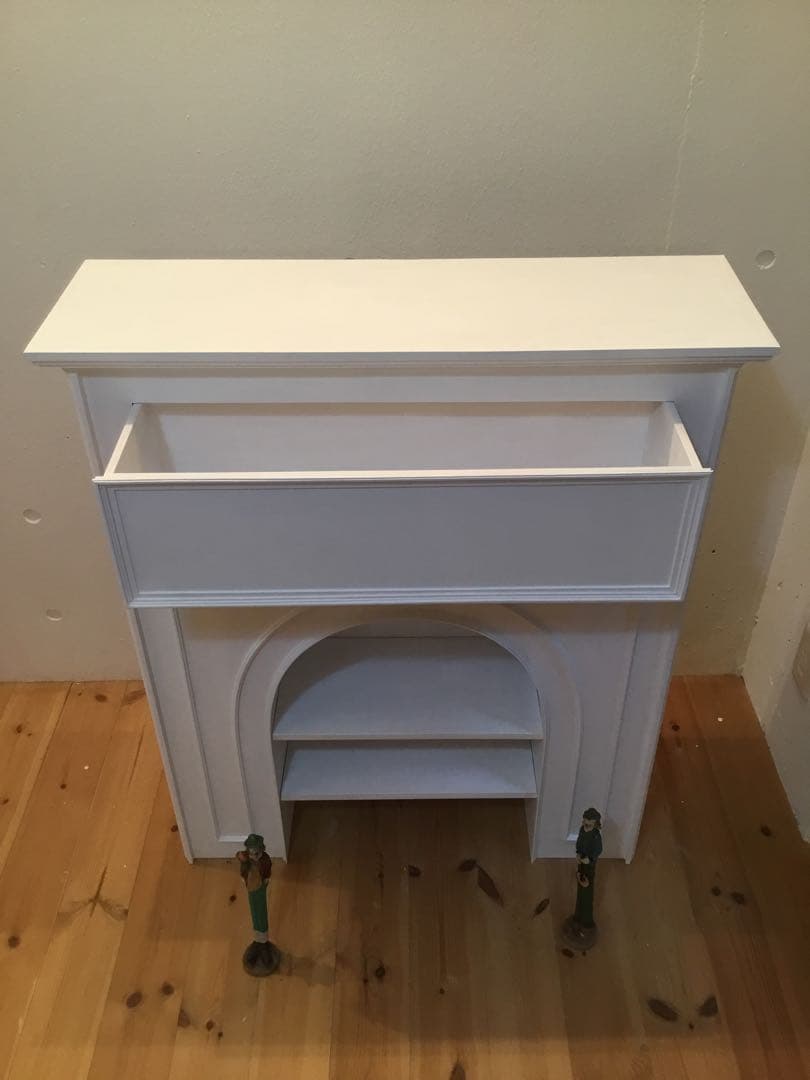 マントルピース(アーチ型)引き出し付