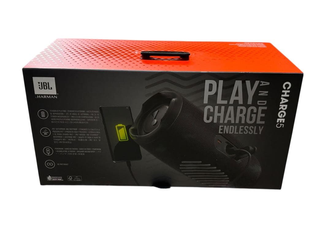 【新品・未使用品】JBL CHARGE5 ワイヤレススピーカー ブラック
