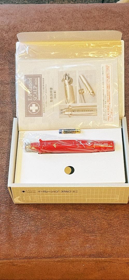 イーポレーション スカルプミニ 美容器　レッド