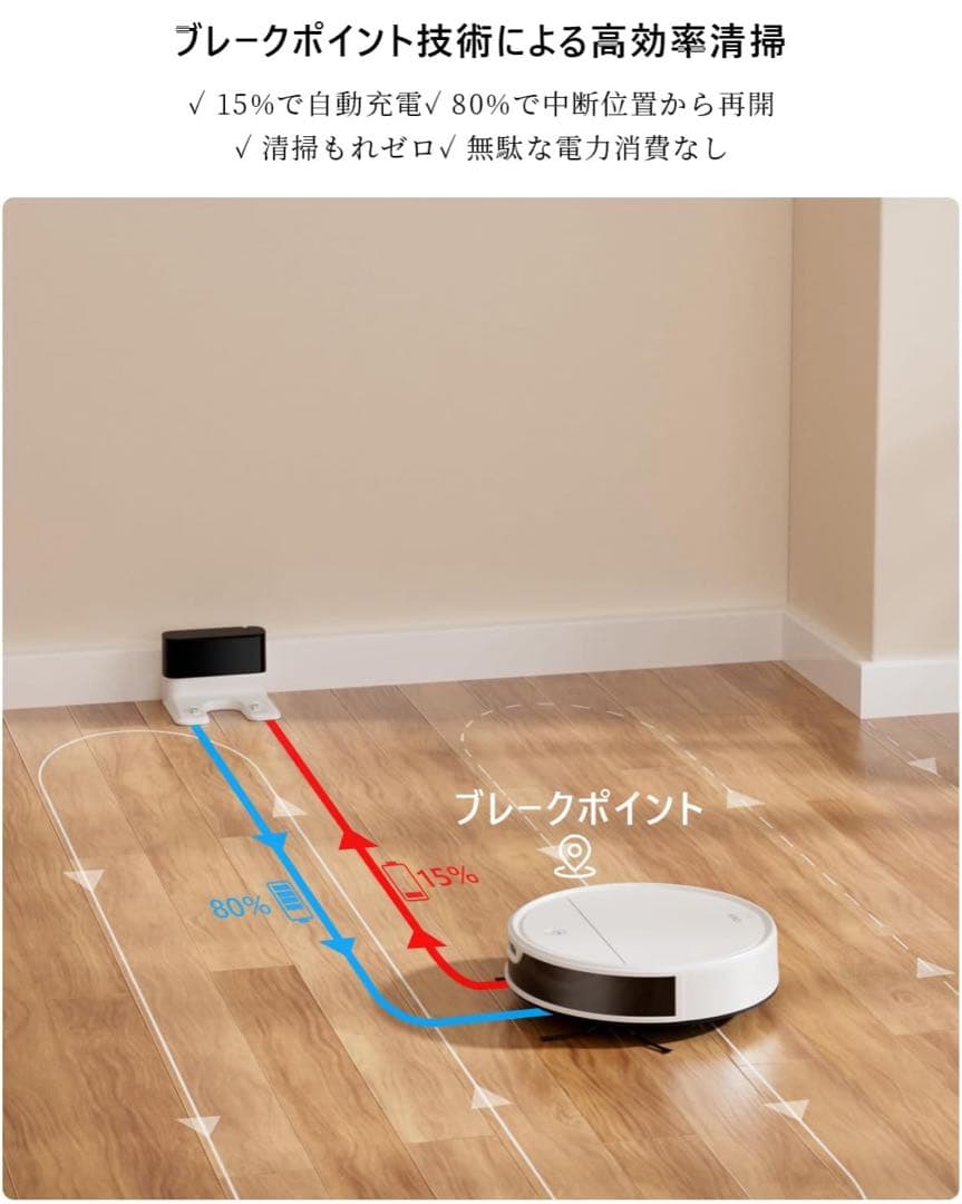 OKP Life K5 Ultra ロボット掃除機 水拭き
