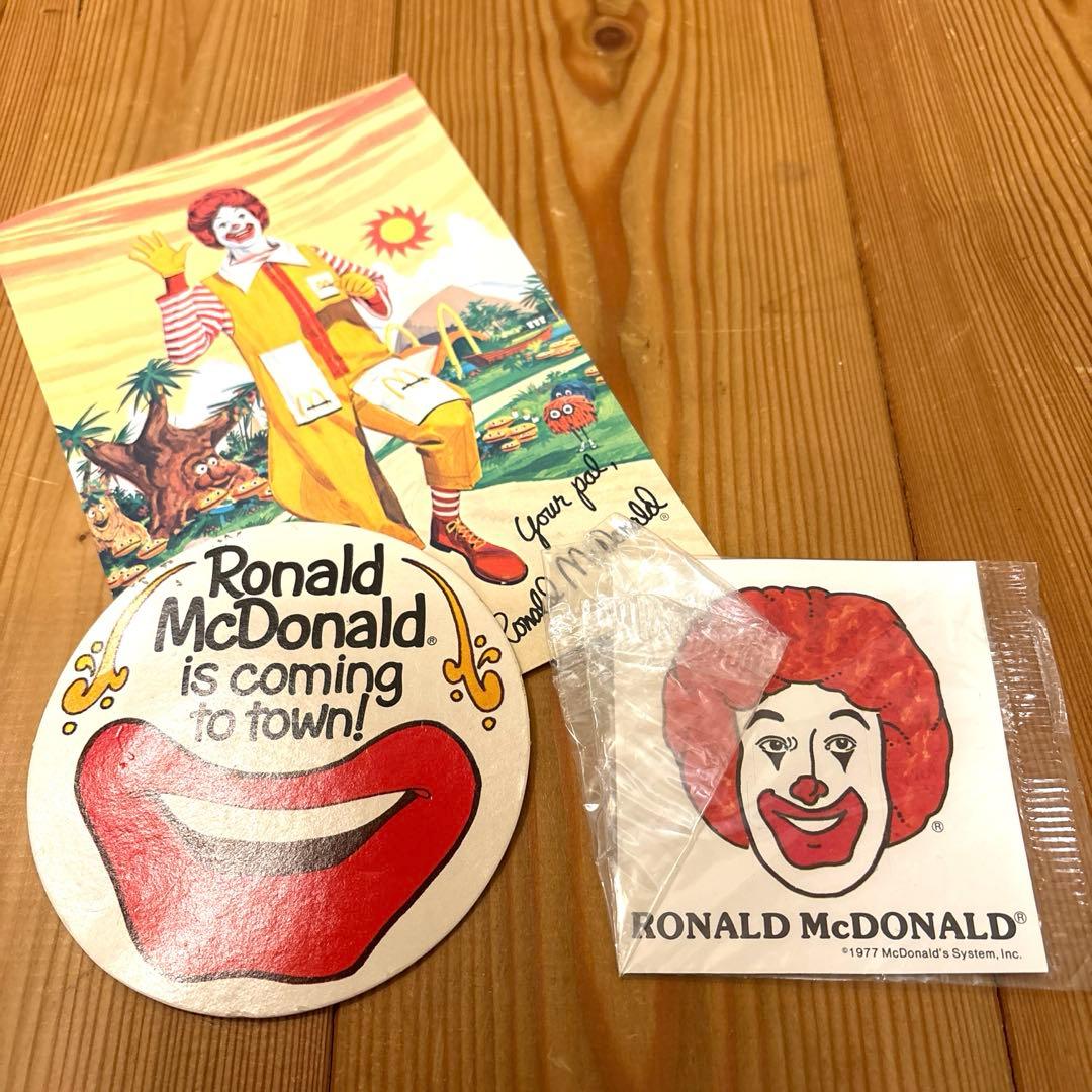 70年代　ロナルドマクドナルド　レアグッズ　セット　McDonald’s