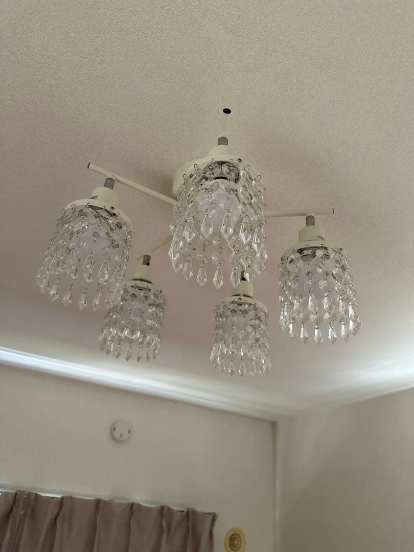 ★【美品】シーリングライト シャンデリア おしゃれ led 5灯