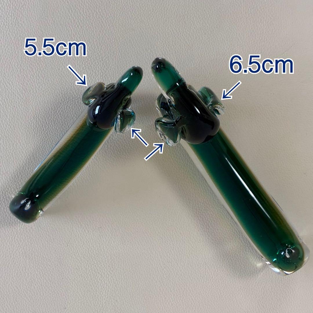 【Multi Glass/ガラス製/ダックスフント】置物 オブジェ 昭和レトロ