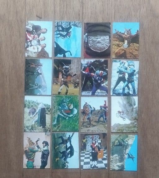 フェニキア人昭和 旧カルビー仮面ライダー カード 16枚セット①〜⑩セット
