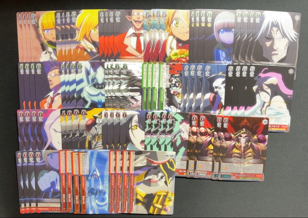 ヴァイスシュヴァルツ オーバーロード　デッキ＋パーツまとめ売り