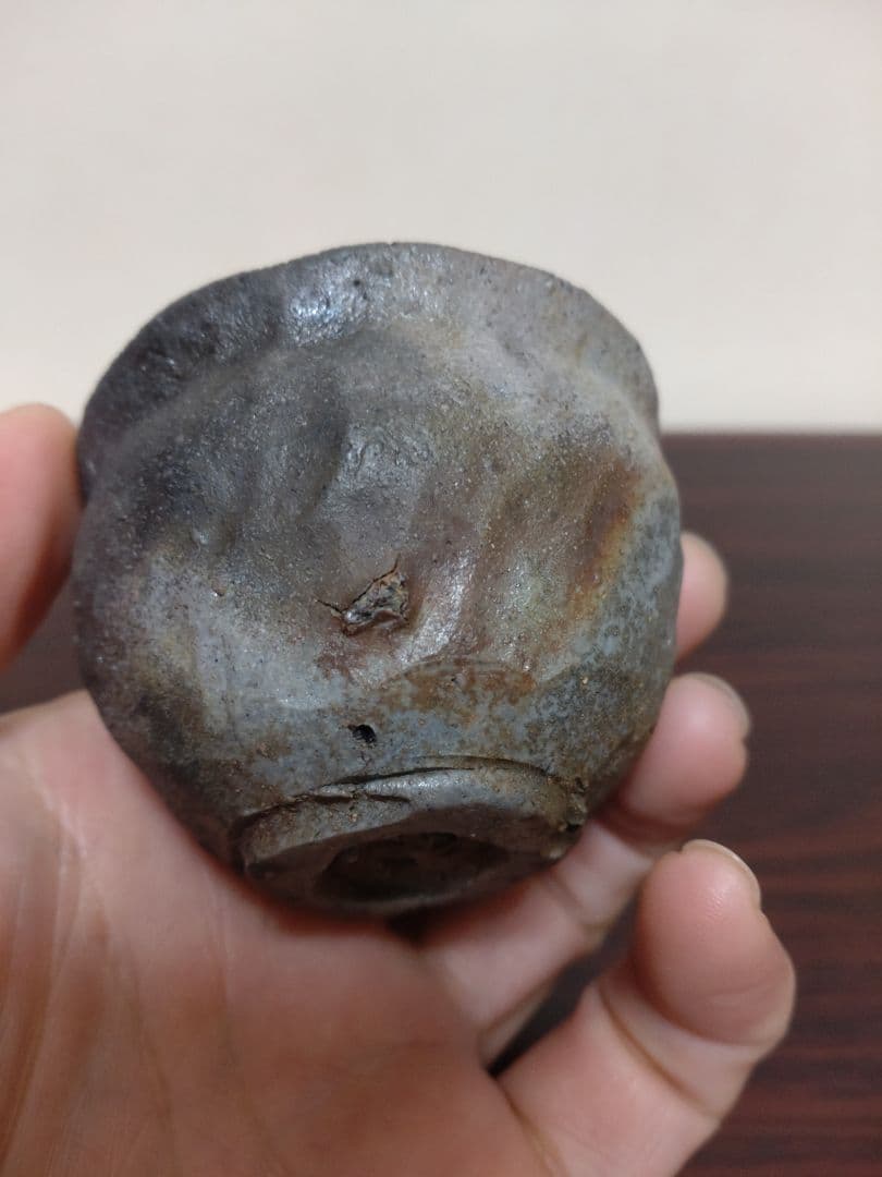 備前焼 森風来 備前手造りぐい呑 共箱 陶歴 酒器