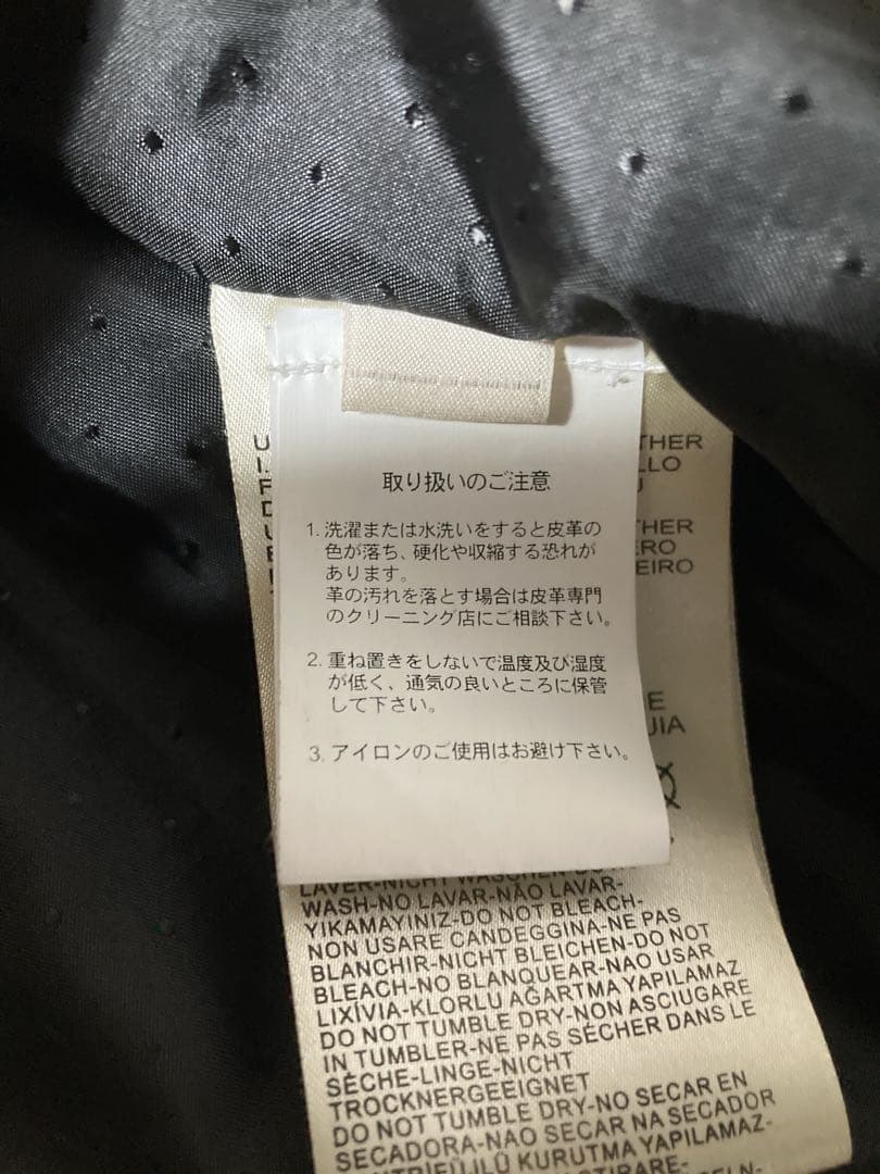 DIESEL ヌバックSheep Skinシングルライダースジャケット サイズS