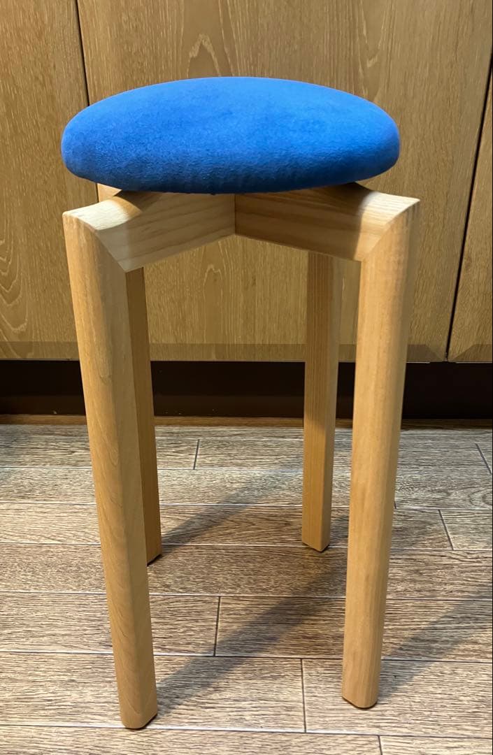 匠工芸 マッシュルームスツール ブルー サイズS
