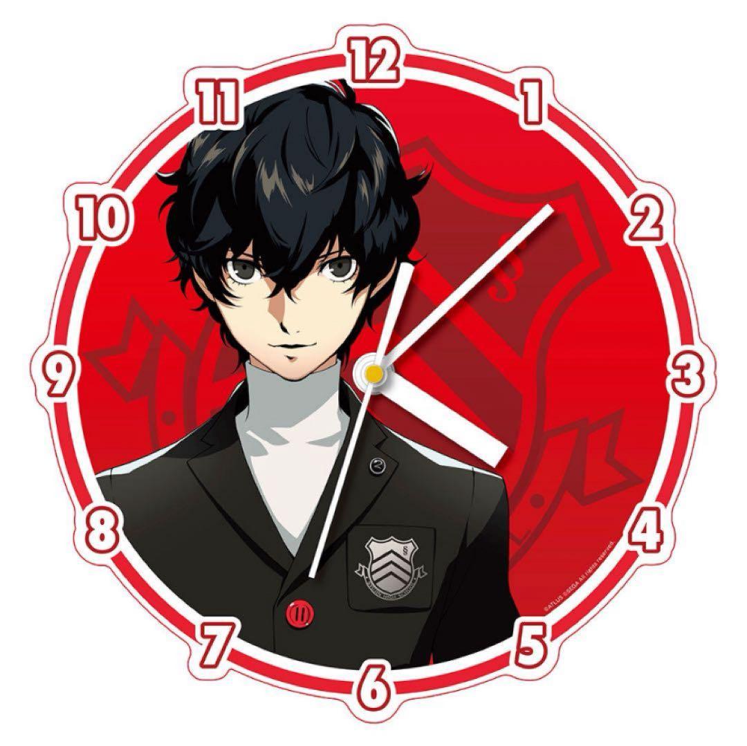 【新品】ペルソナ 25周年/P5主人公 雨宮蓮 アクリル時計