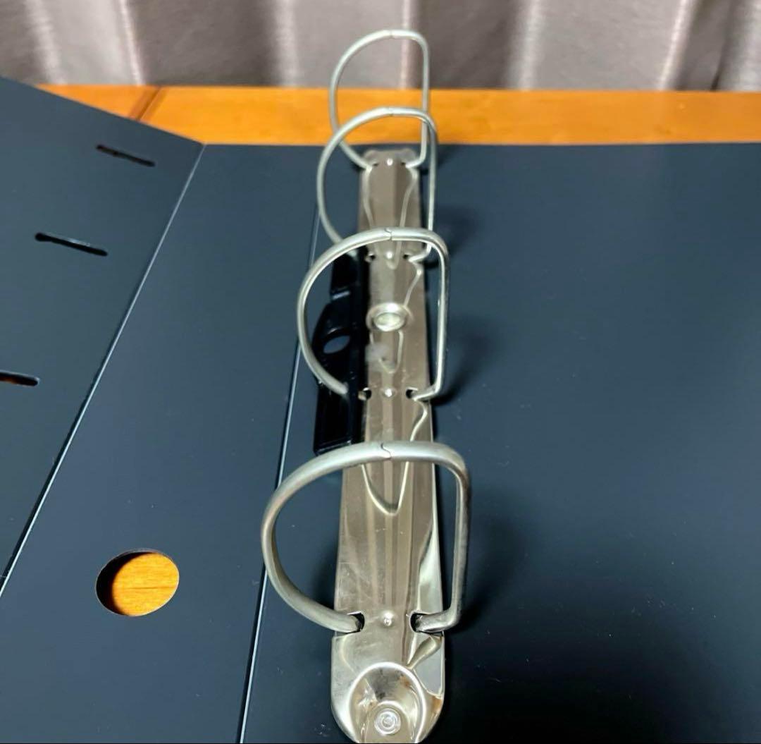 20冊セット リング式ファイル ダークグレー