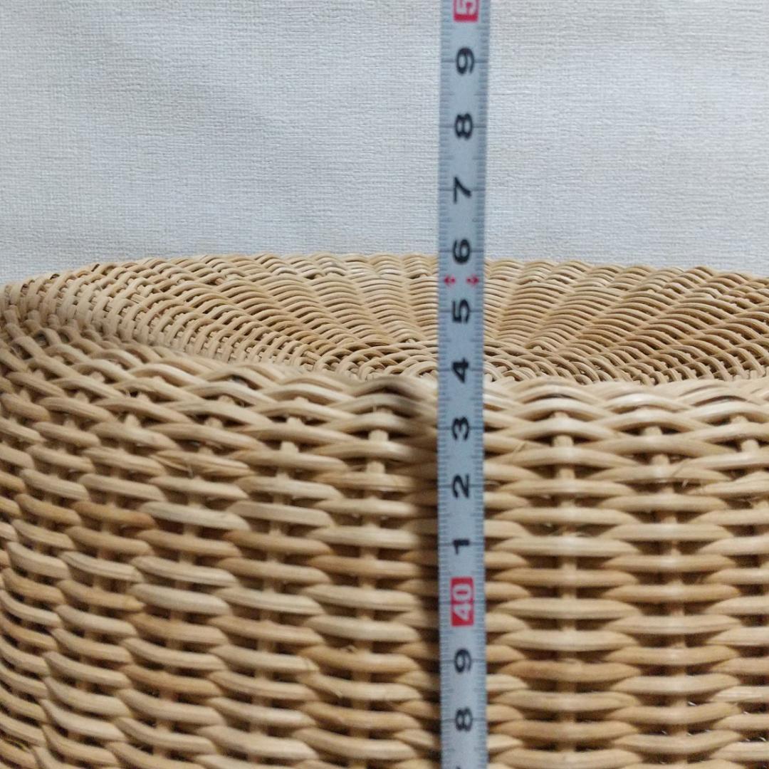 ラタン スツール 円筒形 チェア