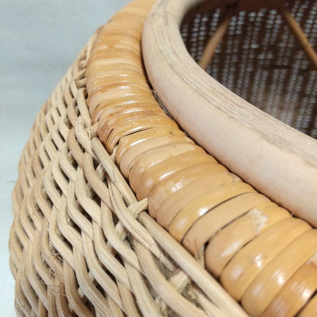 ラタン スツール 円筒形 チェア