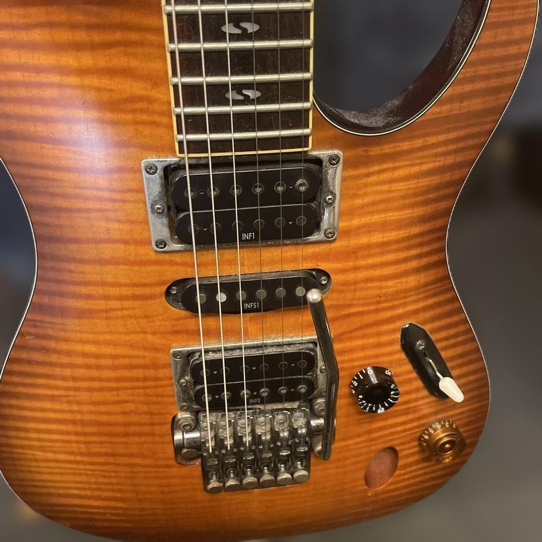 ギター Ibanez S670FM antique burst flat