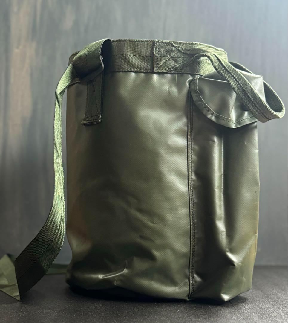 米軍 実物 耐水ラバートートバッグ