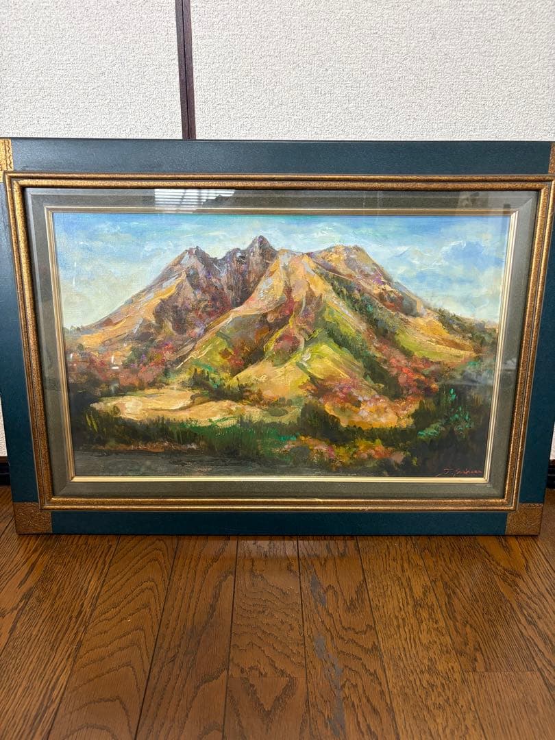 【根子丘】櫻 武春 油彩画