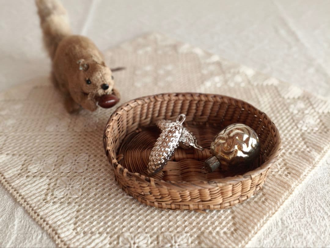 【まーちゃんさま】vintage squirrel ❀ ゼンマイ仕掛けのリスさん