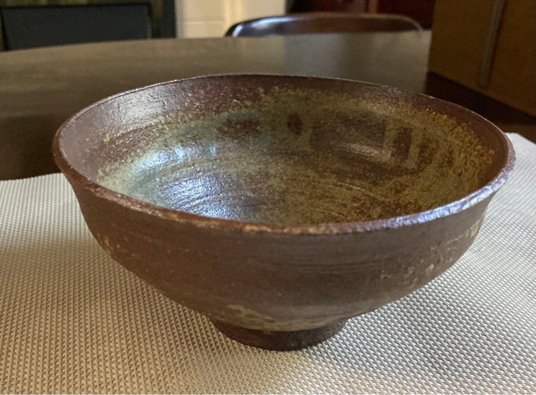 茶道具　抹茶茶碗　高麗茶碗　柿の蒂