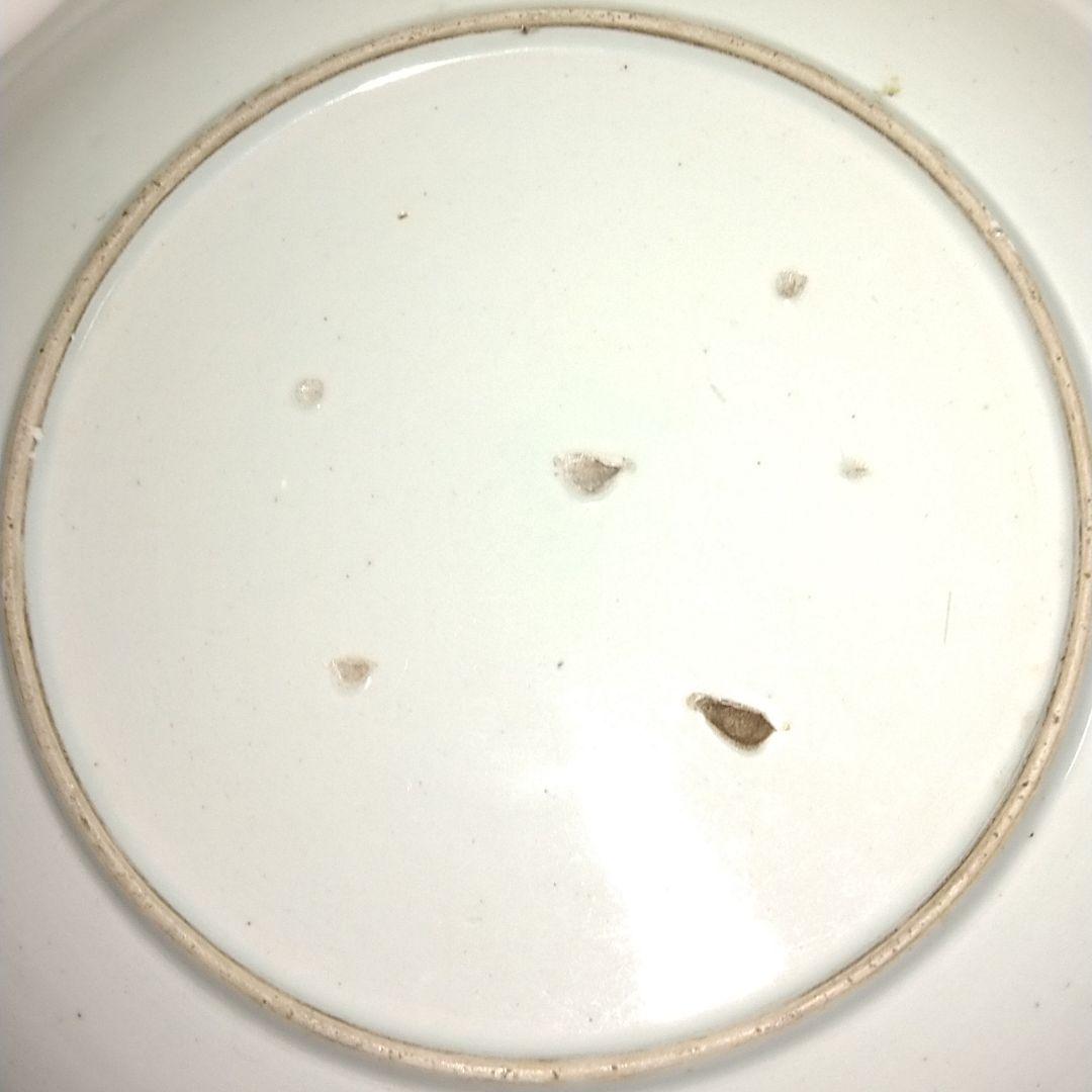 整理NO.67　古伊万里染付牡丹蝶文輪花皿（江戸中期）