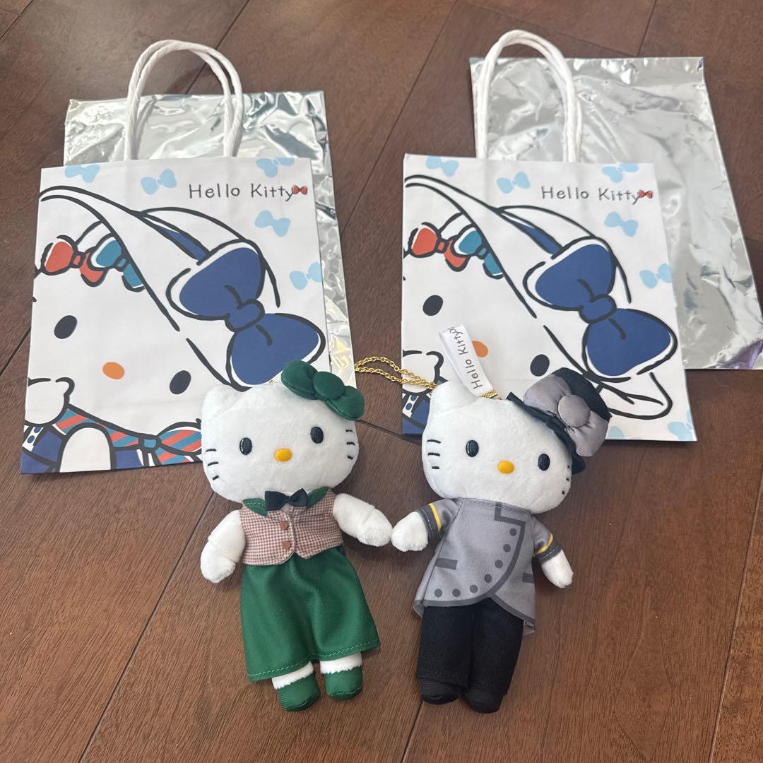 エクシブ　ハローキティ チャーム　ぬいぐるみ 2体セット