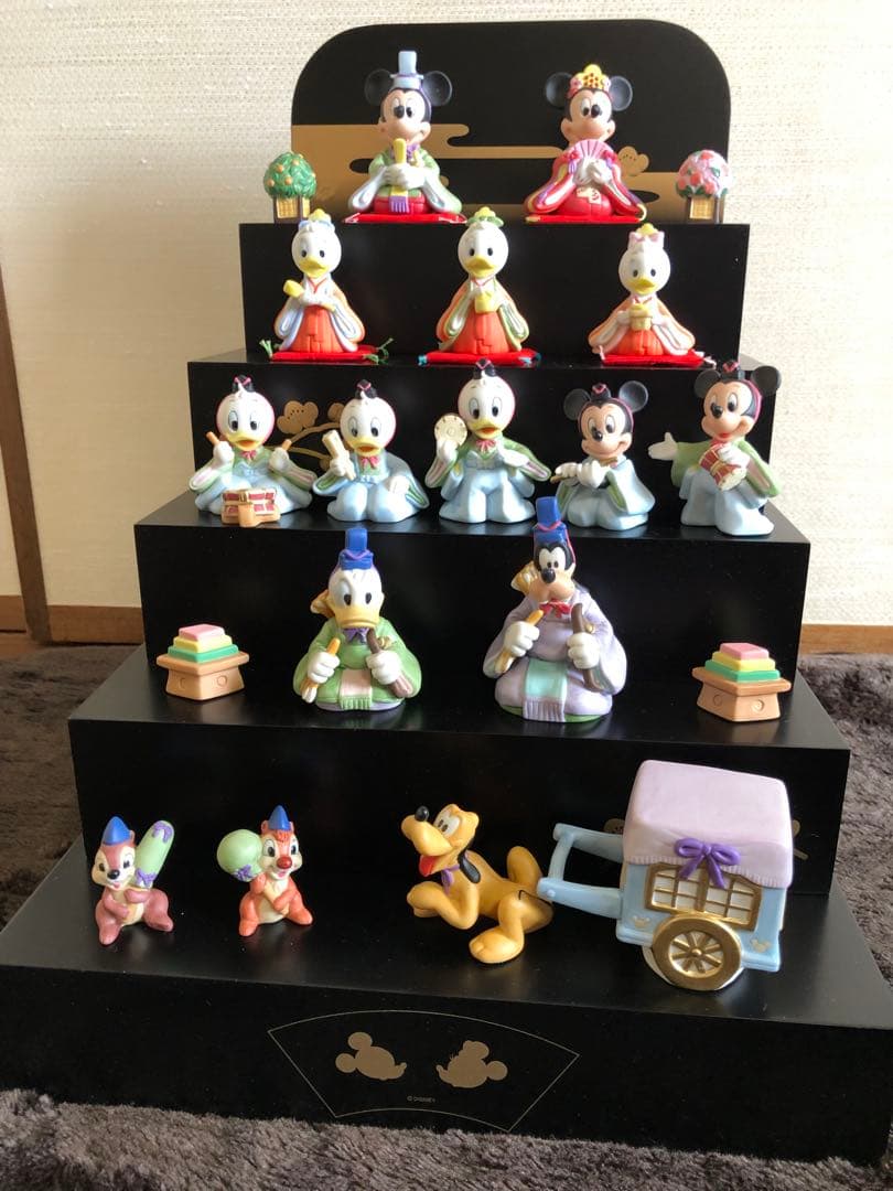 ミッキー 雛人形セット 段飾り