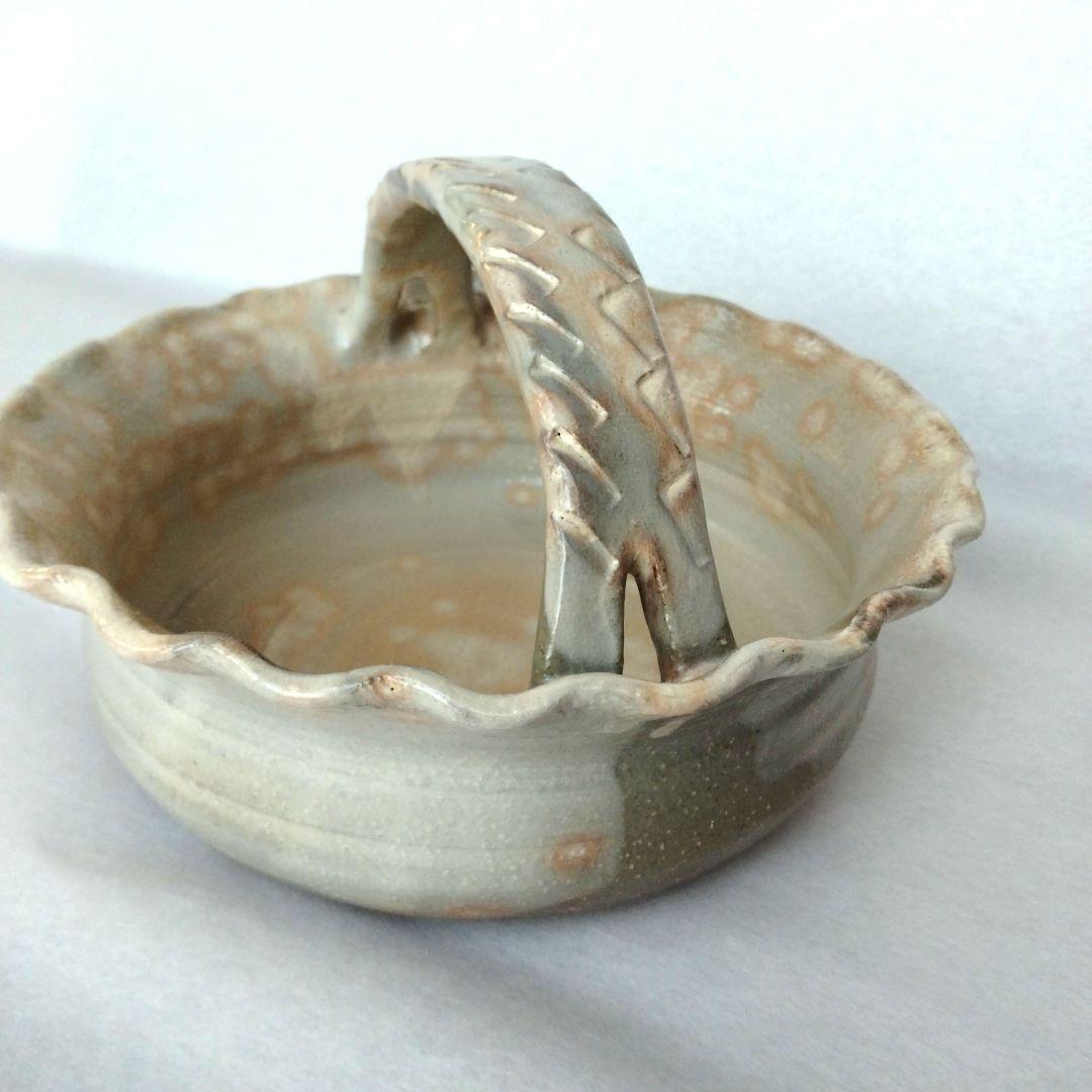 岡田窯8代　岡田裕　萩焼　菓子鉢