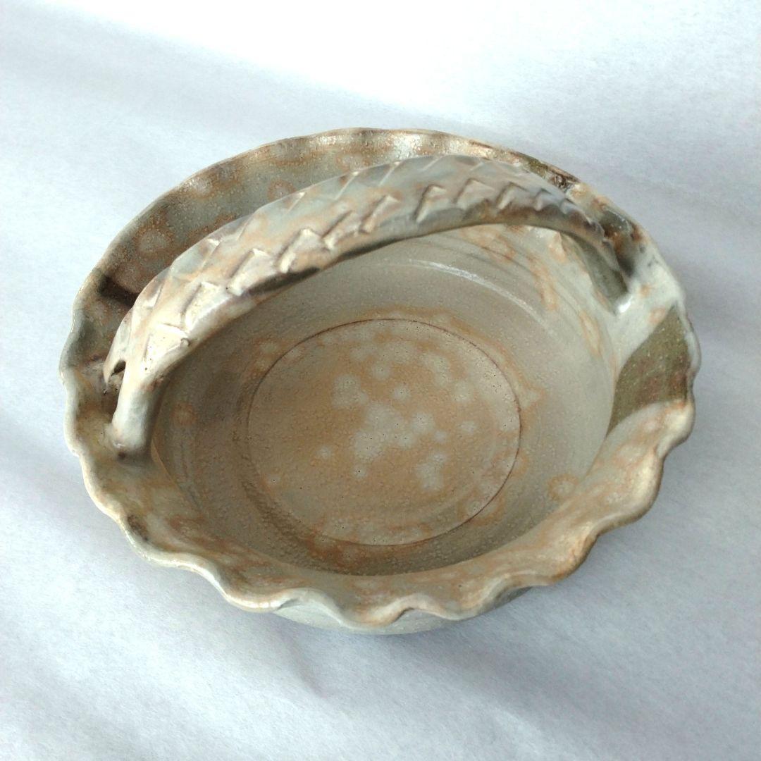 岡田窯8代　岡田裕　萩焼　菓子鉢