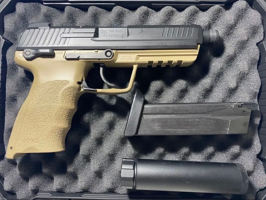 東京マルイ HK45 Tactical ガスガン　マガジン4個