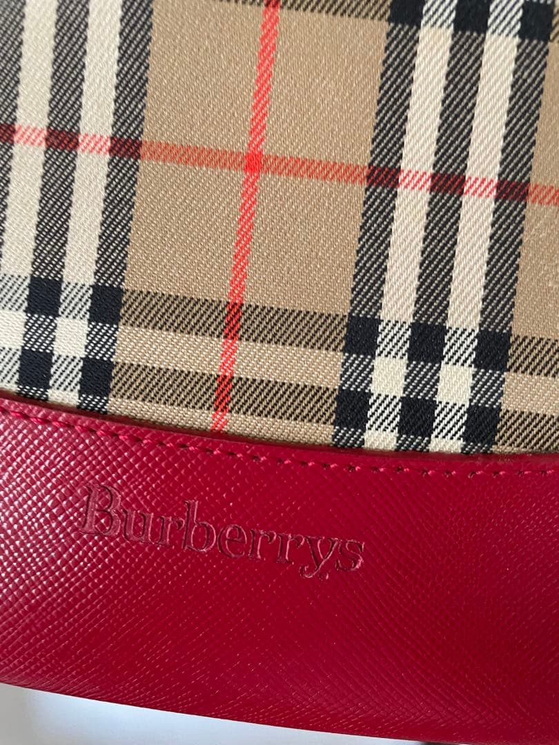 Burberrys チェック柄 ハンドバッグ
