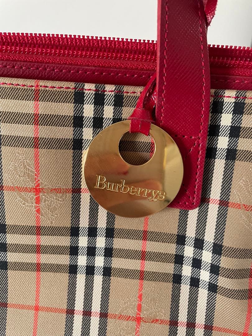 Burberrys チェック柄 ハンドバッグ