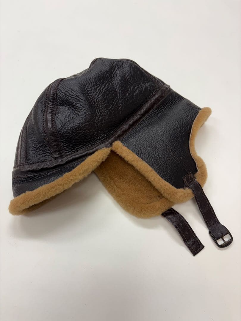 本羊革 トラッパー フライトキャップ 飛行帽 イギリス製