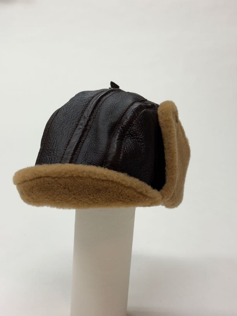 本羊革 トラッパー フライトキャップ 飛行帽 イギリス製