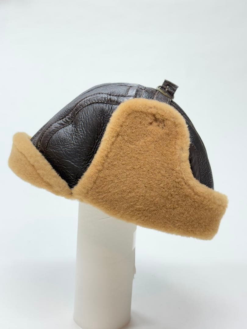 本羊革 トラッパー フライトキャップ 飛行帽 イギリス製