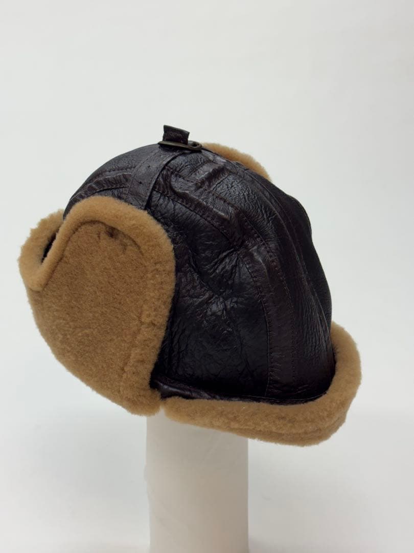 本羊革 トラッパー フライトキャップ 飛行帽 イギリス製