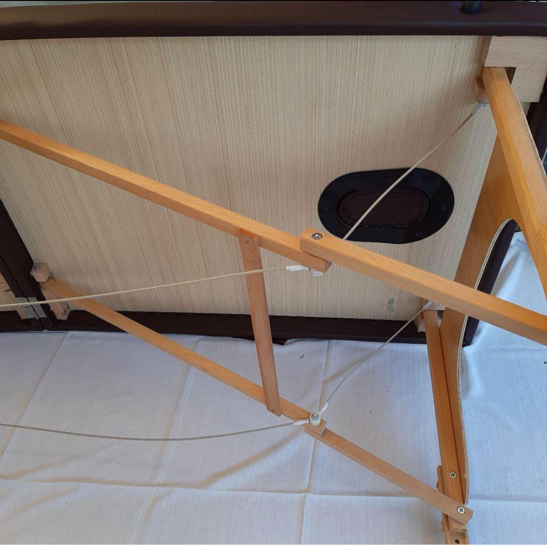 軽量 折りたたみ マッサージベッド 長さ185×幅70×高さ51～83cm
