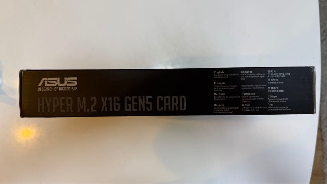 拡張カード ASUS HYPER M.2 X16 GEN5 CARD
