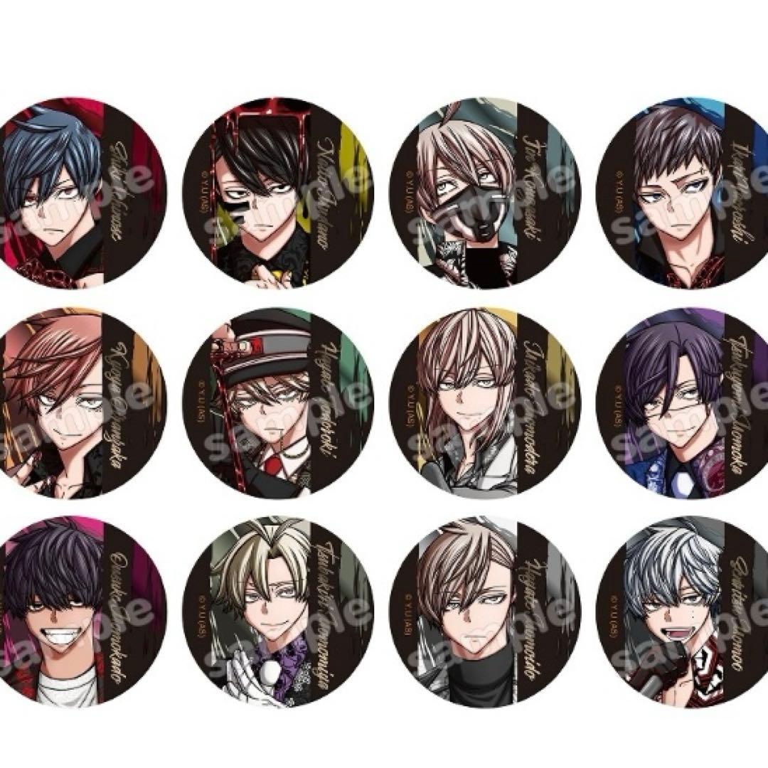 桃源暗鬼　トレーディング　メタリック　缶バッジ　１２種　マンガ展