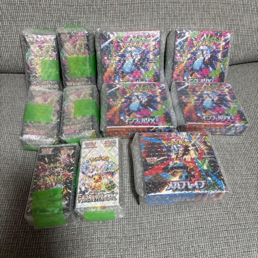 ポケカ　未開封　新品　シュリンク付き　まとめ売り　各種合計11BOX